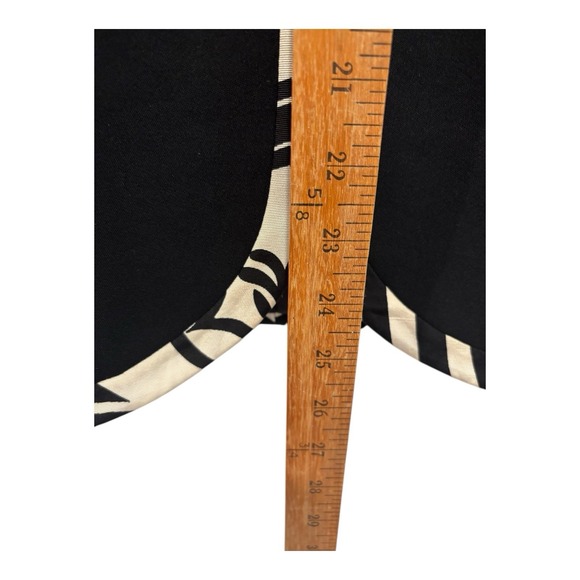 Vtg Genny Wool Blazer Jacket Womens 8 Black Open Front Designer Lined Made Italy - Picture 7 of 11